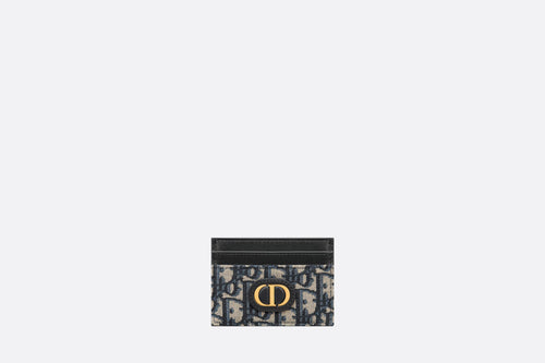 CHRISTIAN DIOR 30 Montaigne Card Holder | 迪奧 30蒙田卡套 (藍色老花) - LondonKelly 英國名牌代購