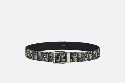 CHRISTIAN DIOR Men's 35MM Belt | 迪奧 男仕皮帶 (藍色老花)