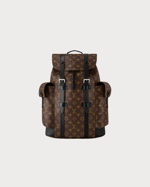 LOUIS VUITTON M43735 Men's Christopher MM Backpack | 路易威登 男仕背囊 (啡色)