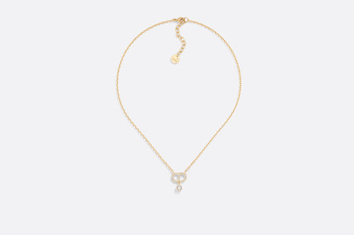 CHRISTIAN DIOR Petit CD Necklace | 迪奧 頸鏈 (Gold)
