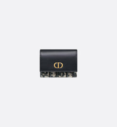 CHRISTIAN DIOR 30 Montaigne Trifold Wallet | Dior trifold wallet (blue presbyopia)