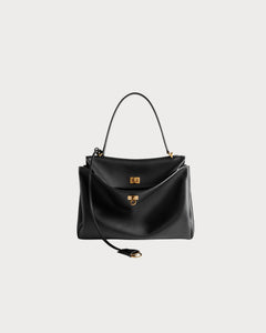 BALENCIAGA Women's Rodeo Medium Handbag | 巴黎世家 手袋 (黑色)