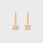 CELINE Triomphe Solitaire Sparkle Earrings | 賽琳 耳環 (金色)