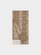 HERMES Clic, Cest Noue Scarf(Beige)