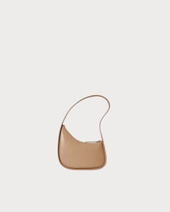 THE ROW Half Moon Bag in Leather | 半月手袋 (warm chestnut)