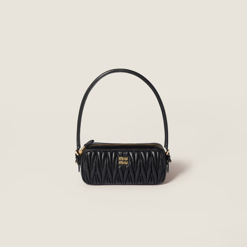 MIU MIU Matelasse Nappa Leather Pouch(2 Colors)