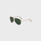 CELINE Women's Metal Frame 02 Sunglasses In Metal | CELINE Sunglasses (Gold)