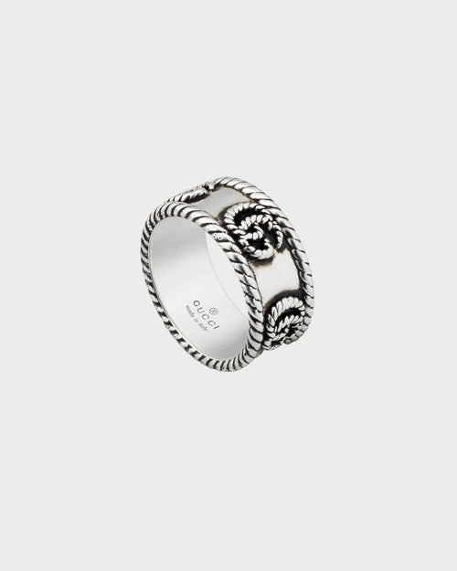 GUCCI Double G Ring | 古馳 戒指 (銀色)