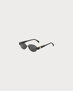 CELINE Women's Triomphe Metal 01 sunglasses in Metal | CELINE sunglasses (multi-color)