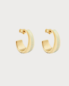CHRISTIAN DIOR Dior Code Earrings Gold-Finish Metal | 迪奧 耳環 (多色)