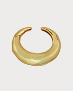 ALEXIS BITTAR Large Molten Hinged Cuff Gold | 手鐲 (大碼/金色)
