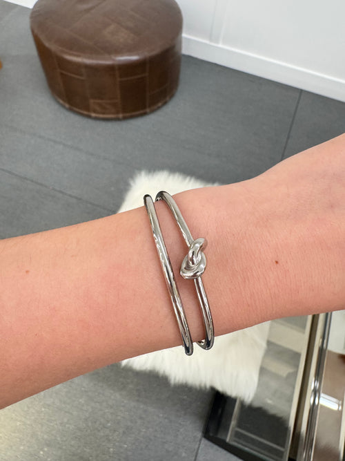 CELINE Knot Double Cuff in Brass | 賽琳 手鐲 (多色)