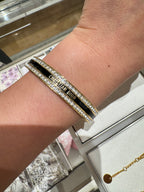 CHRISTIAN DIOR Dior Night Code Bangle | 迪奧 手鐲 (黑色)