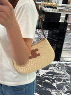 CELINE Medium Tilly Bag Raffia | 賽琳 草編袋 (啡色)