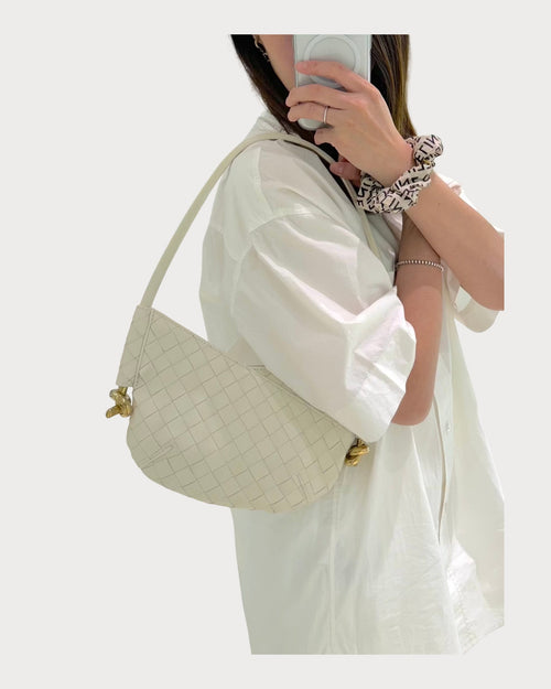 BOTTEGA VENETA Mini Solstice | 葆蝶家 迷你袋 (Sea Salt)