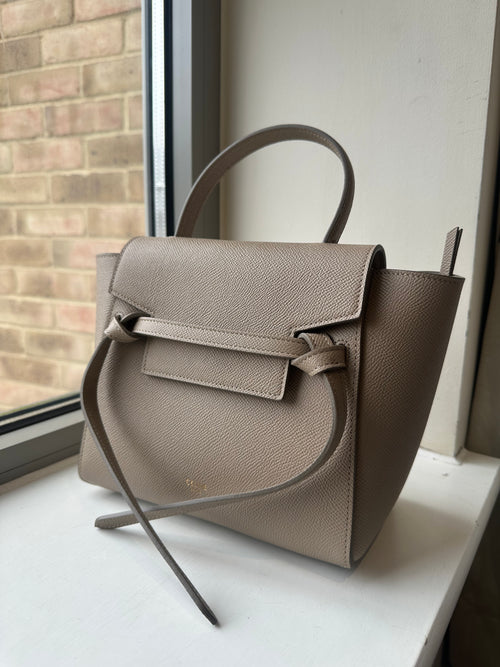 CELINE Grained Leather Nano Belt Bag | 賽琳 手袋 (細碼/多色)