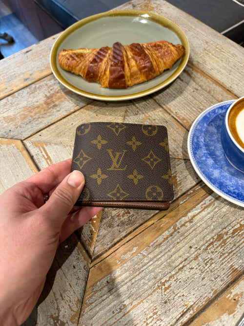 LOUIS VUITTON M60895 Men's Multiple Wallet | Louis Vuitton Men's Wallet (Brown)