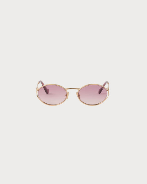 MIU MIU Logo Sunglasses Pink Beg Shaded Lenses | 缪缪 太阳眼镜 (粉米渐变镜片)