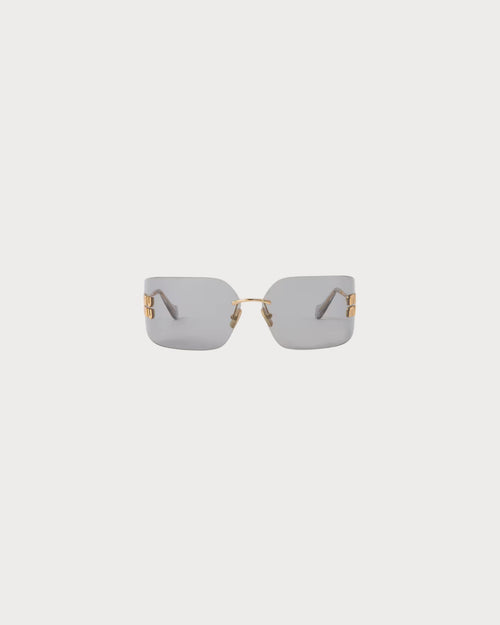 MIU MIU Aube Sunglasses | 繆繆 太陽眼鏡 (淺灰色鏡片)