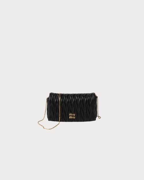 MIU MIU Matelasse Nappa Leather -Bag(Mini/Black)