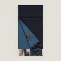 HERMES Recto-Verso PM H Puzzle Scarf | 愛馬仕 男仕頸巾 (多色)