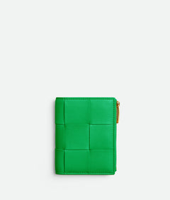 BOTTEGA VENETA Small Bi-Fold Zip Wallet | 葆蝶家 銀包 (多色)