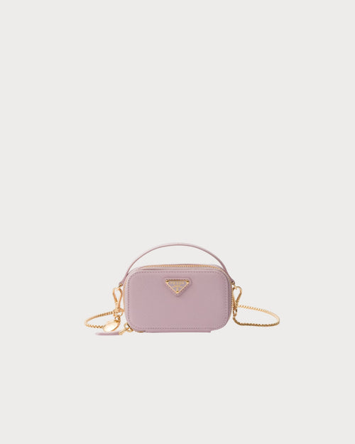 PRADA Saffiano Leather Mini-Pouch | 普拉達 迷你手袋 (Pink)