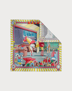 HERMES Pony Pit Stop double face scarf 90 | Hermès silk scarf (multicolor)