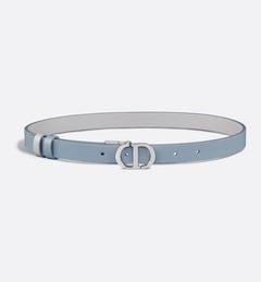 CHRISTIAN DIOR 30 Montaigne Reversible Belt Silver Buckle | Dior double-sided belt (20MM/multi-color/silver buckle)
