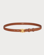CELINE 18MM Triomphe Belt Natural Calfskin(Small/Many)