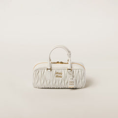MIU MIU Matelasse Nappa Leather Bag | 繆繆 手袋 (White)