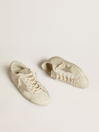 GOLDEN GOOSE Women’s Super-Star in nappa leather with Swarovski crystal star and heel tab | 黃金鵝 女款 Super-Star 納帕皮革款,搭配施華洛世奇水晶星星與後跟標籤(白色)