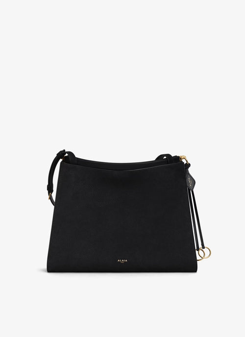 ALAIA Le Click Medium Square Bag In Nubuck | 方型手袋 (中碼/黑色) - LondonKelly 英國名牌代購