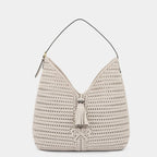 ANYA HINDMARCH Neeson Tassel Hobo Bag | 安雅·希德瑪芝 Neeson 流蘇hobo包(白堊色) - LondonKelly 英國名牌代購