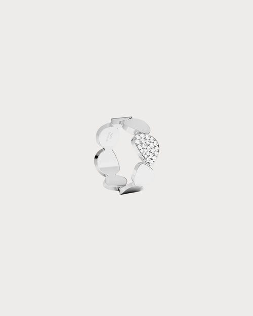 APM MONACO A23654OX Galet Ring | 鵝卵石戒指 (銀色) - LondonKelly 英國名牌代購