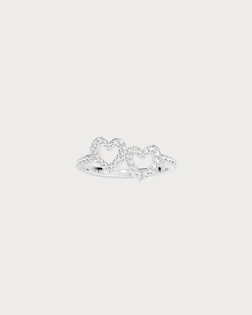 APM MONACO A23922OX Dainty Heart Ring | 精緻愛心戒指 (銀色) - LondonKelly 英國名牌代購