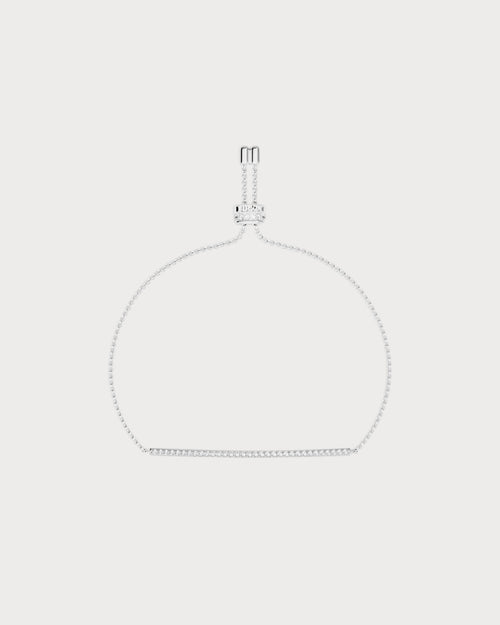 APM MONACO AB2785OX Adjustable Bracelet with Paved Line | 可調節手鏈 (銀色) - LondonKelly 英國名牌代購