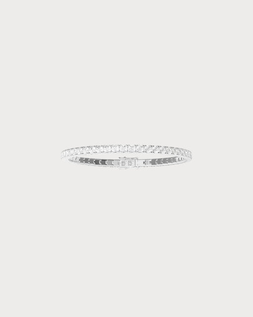 APM MONACO AB4578OX Pave Bangle | 鑲石手鐲 (銀色) - LondonKelly 英國名牌代購