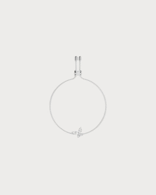 APM MONACO AB4778OX Butterfly Adjustable Bracelet | 蝴蝶可調手鏈 (銀色) - LondonKelly 英國名牌代購
