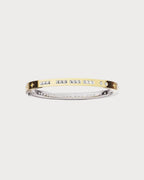 APM MONACO AB4961OXY TOI MOI Morse Code Bangle | 摩斯密碼手鐲 (金銀色) - LondonKelly 英國名牌代購