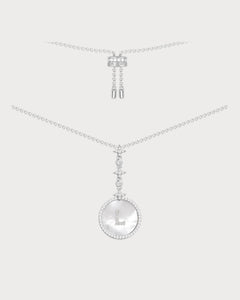 APM MONACO AC5794XNAA Alphabet Eternelle Adjustable Necklace | 可調式頸鏈 (銀色) - LondonKelly 英國名牌代購