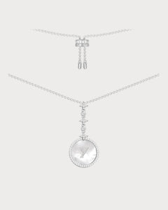 APM MONACO AC5794XNAA Alphabet Eternelle Adjustable Necklace | 可調式頸鏈 (銀色) - LondonKelly 英國名牌代購