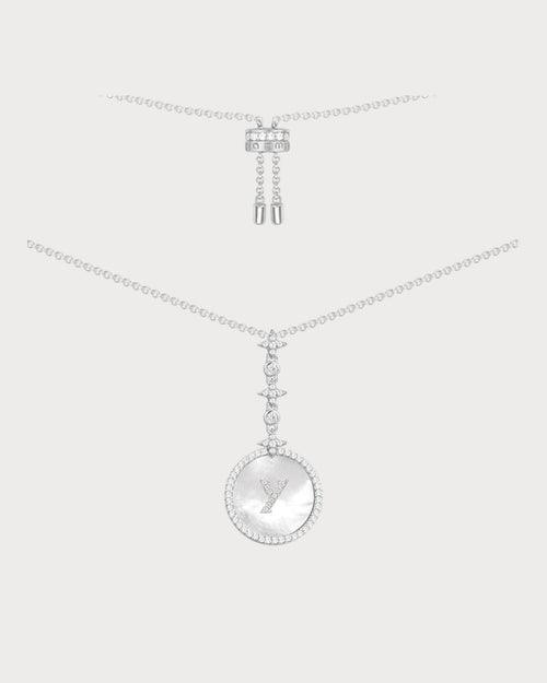 APM MONACO AC5794XNAA Alphabet Eternelle Adjustable Necklace | 可調式頸鏈 (銀色) - LondonKelly 英國名牌代購