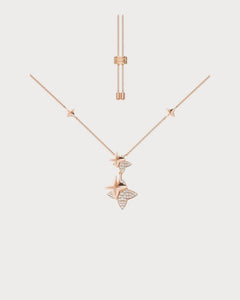 APM MONACO AC7666OX Double Meteorites Silver Adjustable Necklace | 雙重可調式頸鏈 (多色) - LondonKelly 英國名牌代購