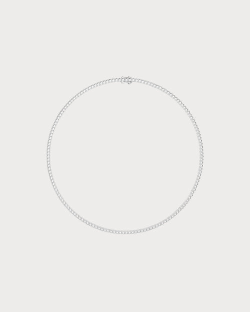 APM MONACO AC8096OX - S Pave Choker | 铺钻颈链 (银色) - LondonKelly 英国名牌代购