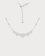 APM MONACO AC8231OX Multi - Heart Adjustable Necklace | 多心形可調式項鍊 (銀色) - LondonKelly 英國名牌代購