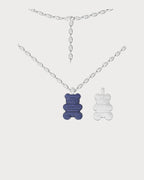APM MONACO AC8268XKB XL Baba Yummy Bear Adjustable Necklace | 可调式项链 (银色) - LondonKelly 英国名牌代购