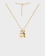 APM MONACO YC7949OX XL Loulou Yummy Bear Chain Necklace | 链条项链 (黄金款) - LondonKelly 英国名牌代购