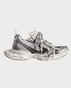 BALENCIAGA (M) 3XL Sneakers Trainers(Black/White) - LONDONKELLY 英国名牌代购