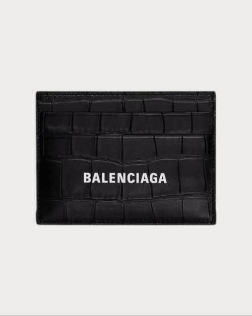 BALENCIAGA Men's Cash Card Holder in Black | 巴黎世家 男仕卡片套(黑色) - LONDONKELLY 英國名牌代購